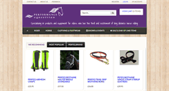 Desktop Screenshot of performance-equestrian.com